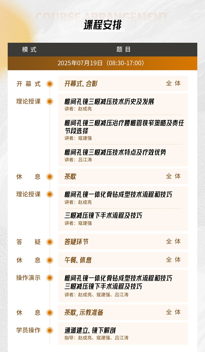 椎間孔鏡三根減壓技術(shù)沙龍暨“π鏡界”孔鏡一體化骨鉆系統(tǒng)實操培訓班